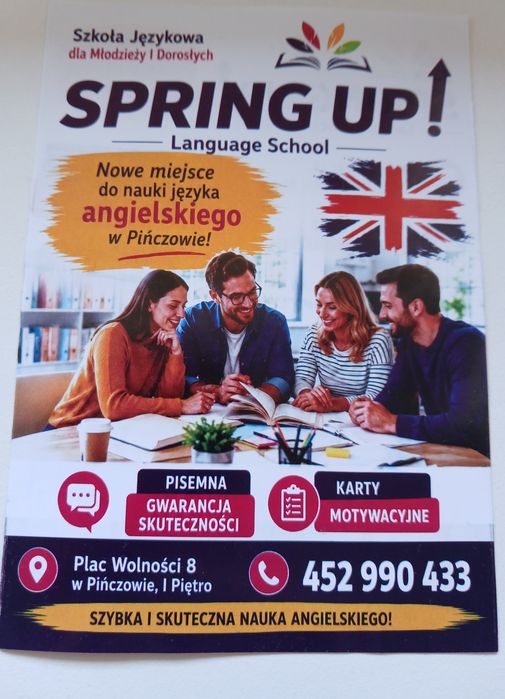 Angielski stacjonarnie i online