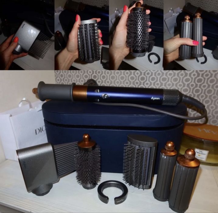 Стайлер Dyson Airwrap HS05 Customised (Dark Blue/Copper) - Kit 5