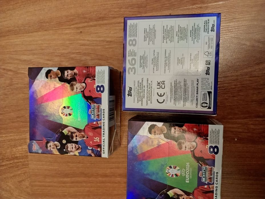 Boxy topps match attax euro 2024 3 sztuki