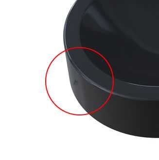 Уцінена Раковина, Умивальник, накладний Luxor Dio, Найнижча Ціна!