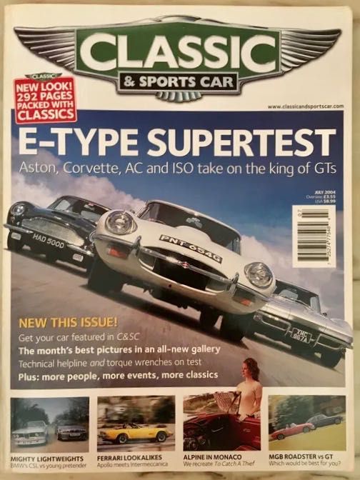 JAGUAR E - 6 revistas - 5 Classic & Sports Car e 1 Clássicos
