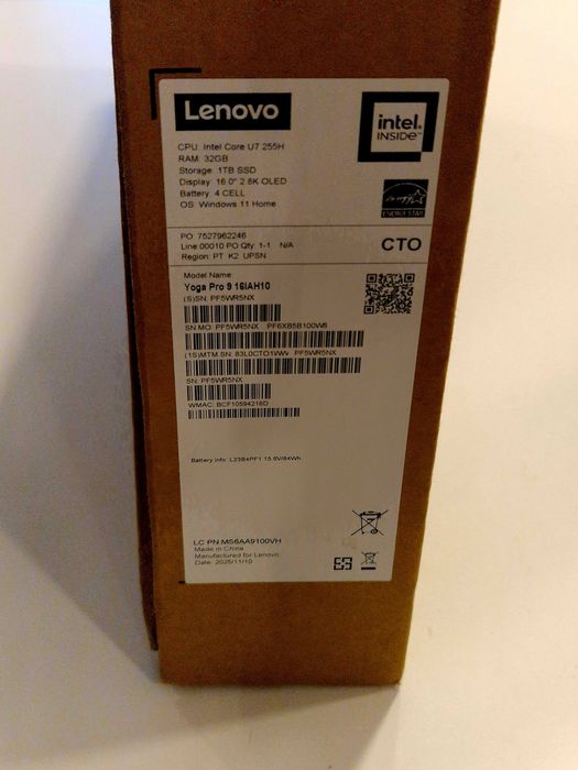 LENOVO Yoga Pro 9i Gen 10 Aura Edition 2025