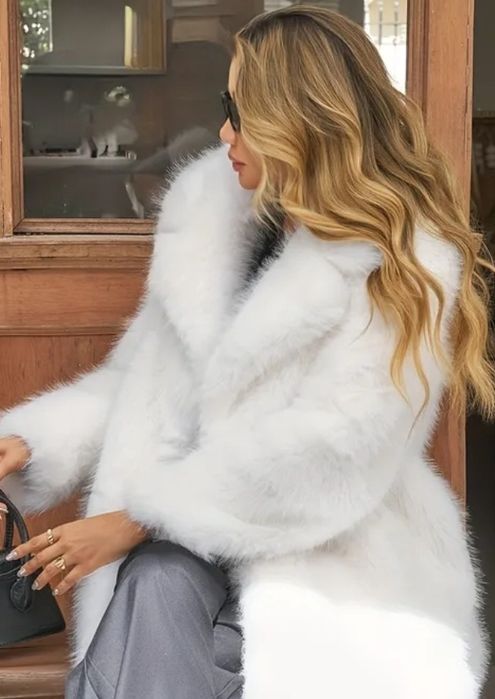 СЕЗОННИЙ РОЗПРОДАЖ!Розкішні теплі  шубки з еко-хутра,як натуральне