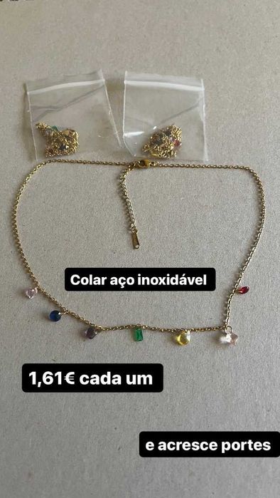 Pulseiras/colares - bijuteria variada