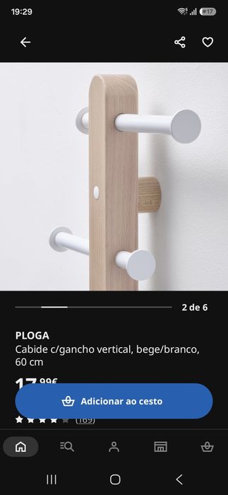 Cabide Ikea Ploga