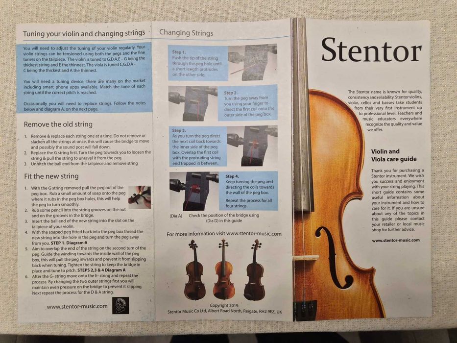 Viola de arco Stentor Student II 12''