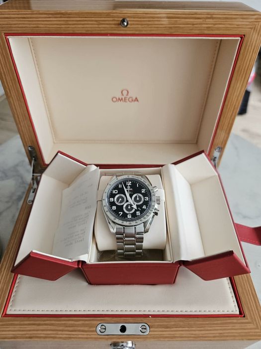 Omega Speedmaster Chronograph Automatic – Broad Arrow – Full Steel.