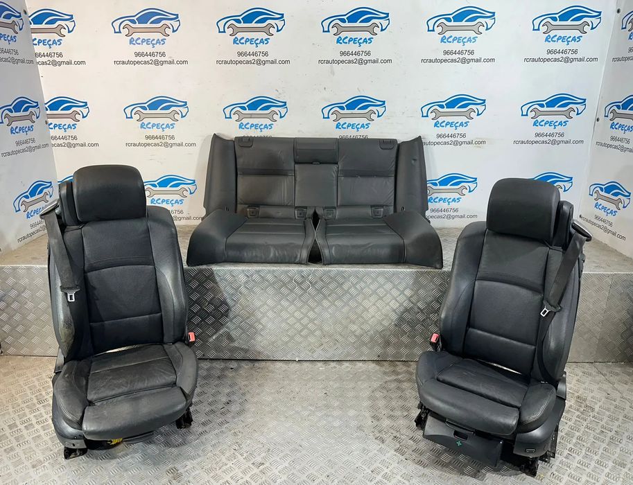 Conjunto Bancos Elétricos Memoria Pele Pack M BMW Serie 3 E93 Cabrio
