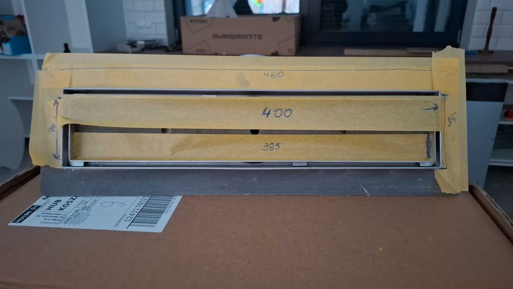 Odpływ liniowy metalowy 40cm