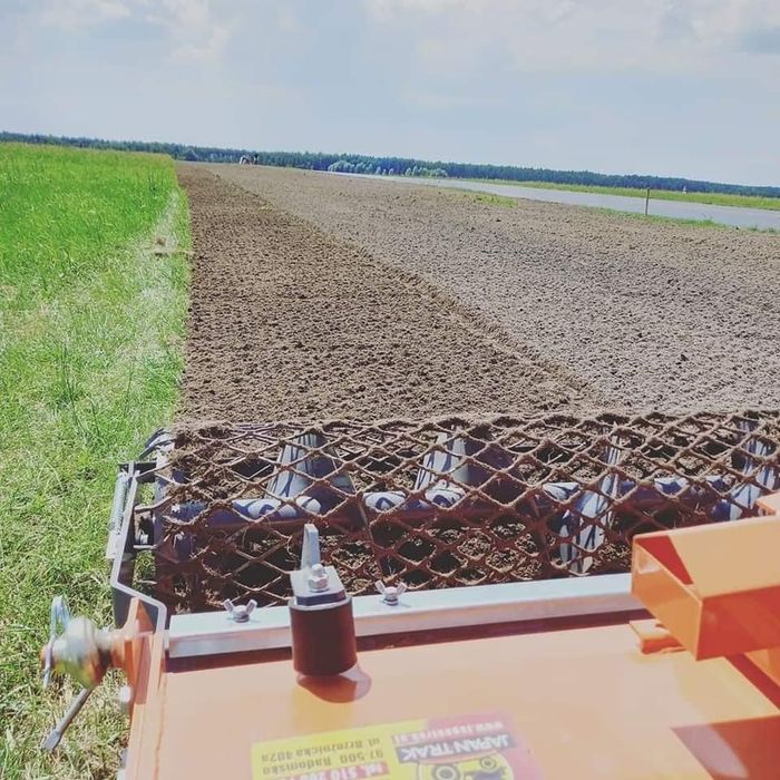 Glebogryzarka separacyjna minikoparka zamiatarka