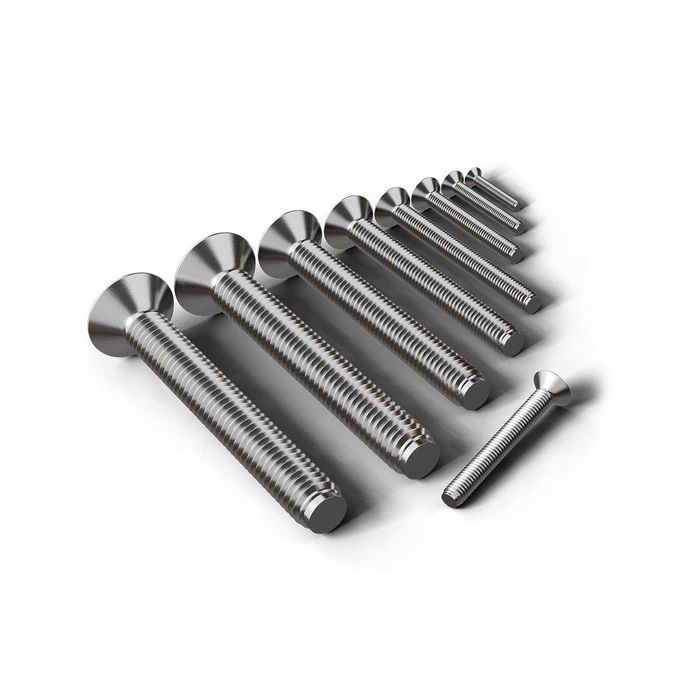 Śruby M10x190 mm 50 szt DIN 7991 A2 V2A imbus stożkowe nierdzewne