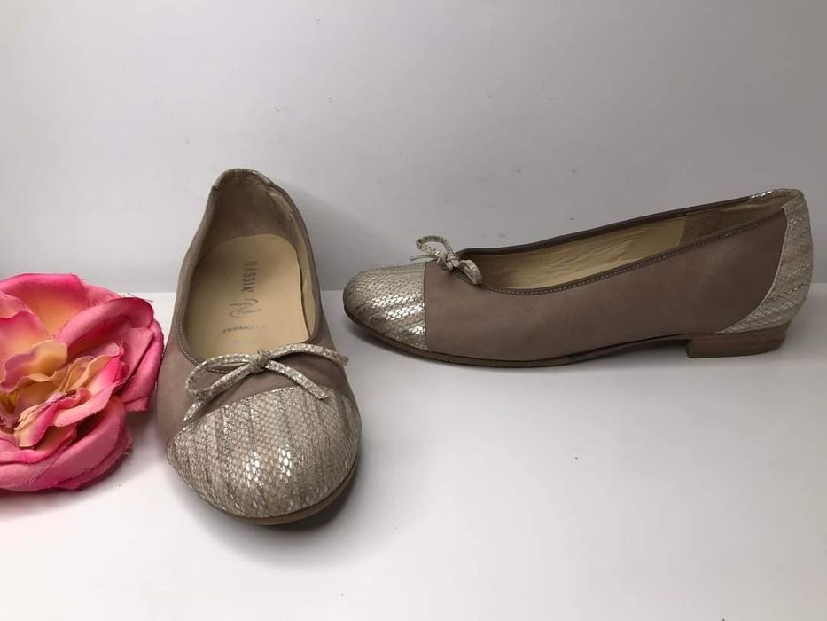 Baleriny skórzane Hassia  Rozmiar 39