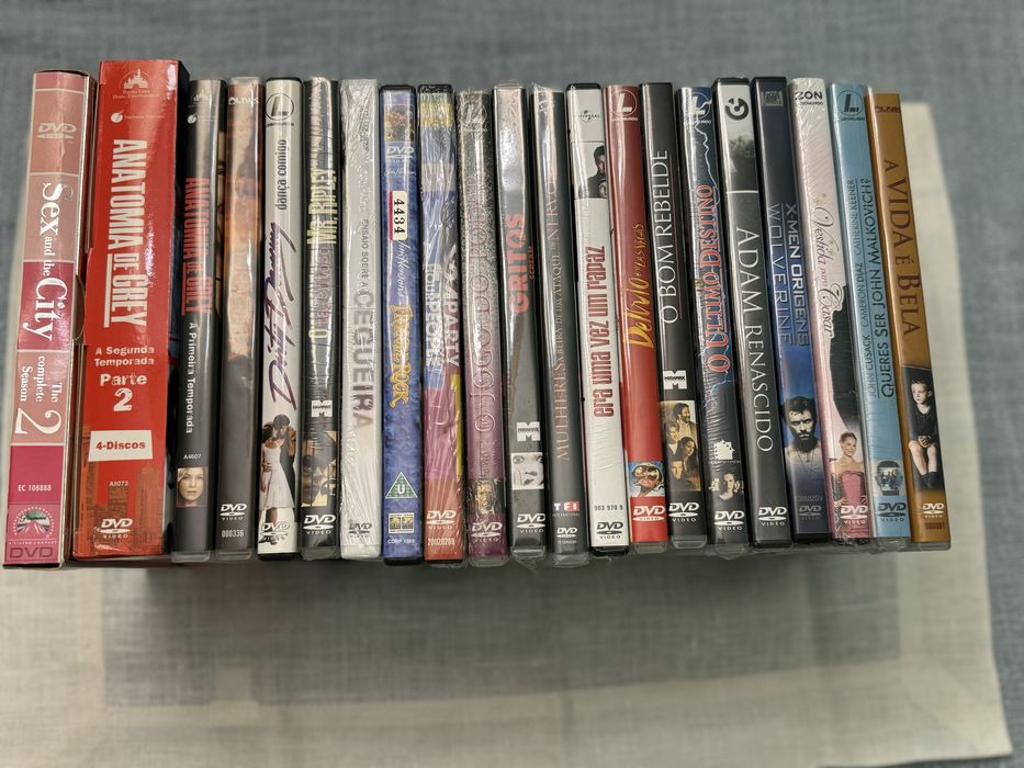 Pack de dvds - alguns ainda selados