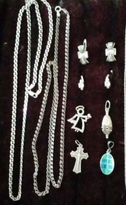 Винтажные украшения из серебра.
