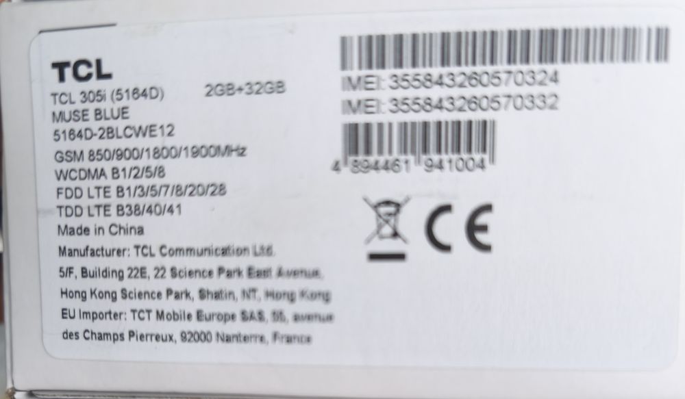 Telemóvel  TLC  305 i