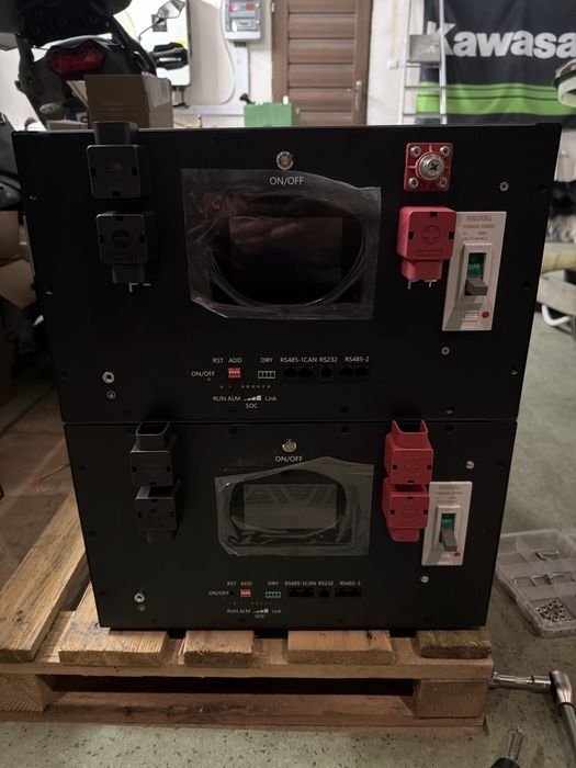 Magazyn energii 48V 14.4 - 16kWh Lifepo4 JK BMS V19 UART gaśnica