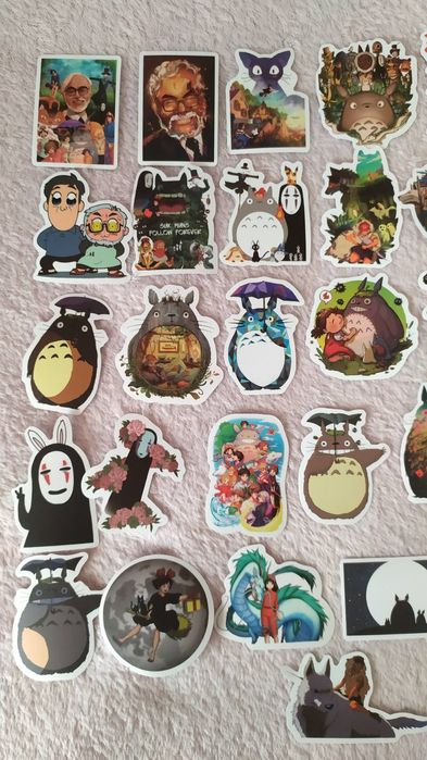 Наклейки , стикеры аниме Тоторо, Ходячий замок, Унесённые призраками