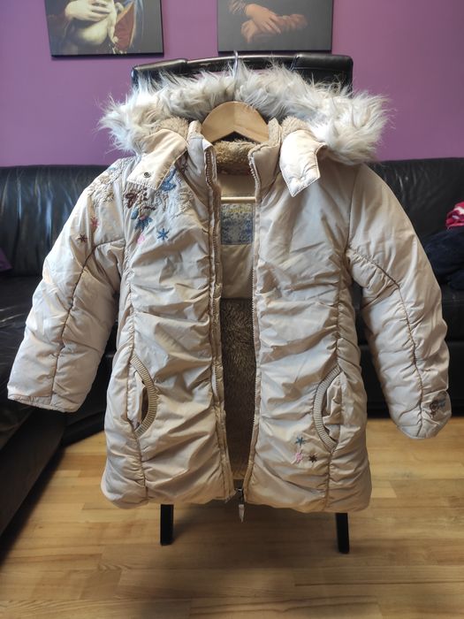 Dziecięcy komplet zimowy Marquitta r 104 kurtka spodnie przepiękny