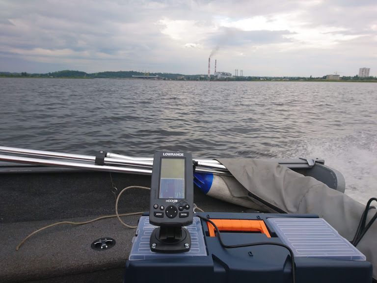 Сьемка дна водоема, гидрографические работы, промер глубин водоема