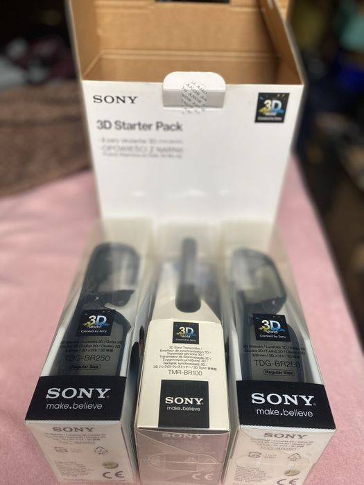 Sony okulary 3D TDG-BR250 Starter Pack