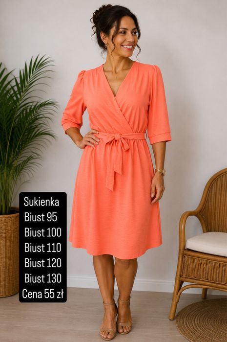 Sukienka biust 130 elegacnka wieczorowa