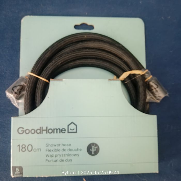 Wąż prysznicowy czarny