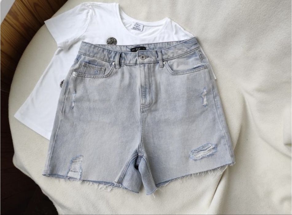 Фірмові стильні джинсові шорти мом F&F 12-m