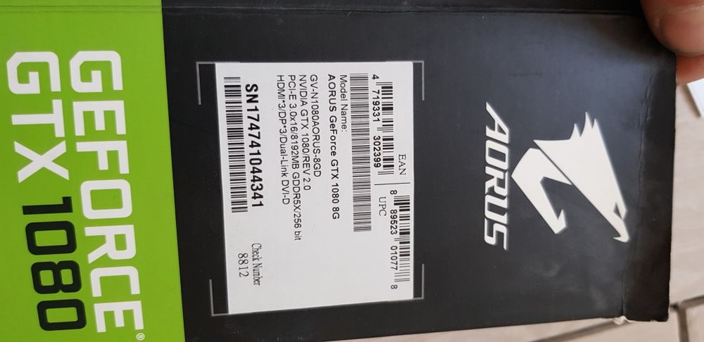 Geforce  gtx  1080 aorus 8g
