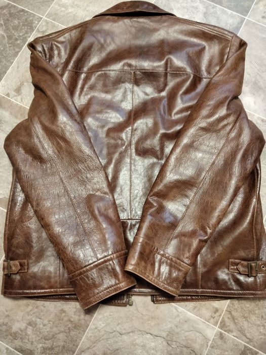 Firmowa skórzana kurtka MILESTONE