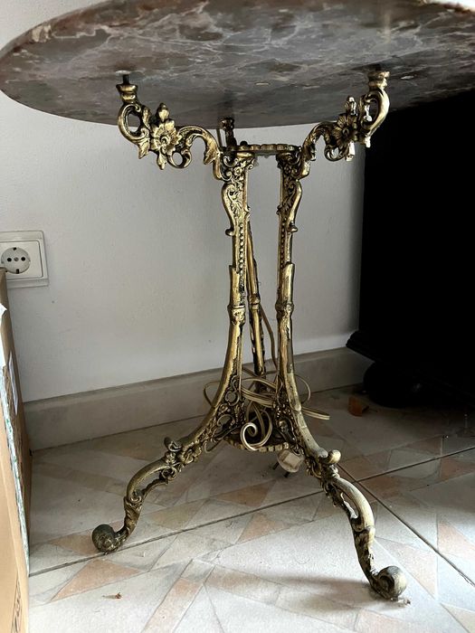 mesa de chá redonda