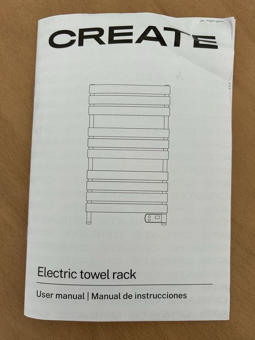Toalheiro eletrico CREATE Branco