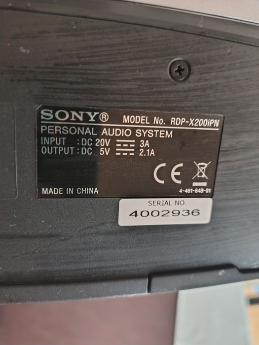 Glosnik sony RDP-X200IP