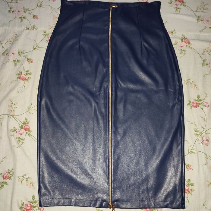 Спідниця штучна шкіряна