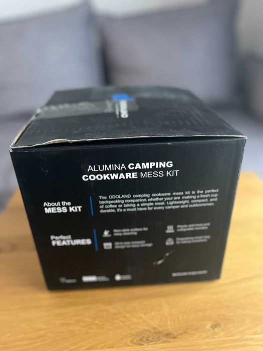 Zestaw kempingowy Odoland 29-elementowy | Garnki, czajnik, sztućce