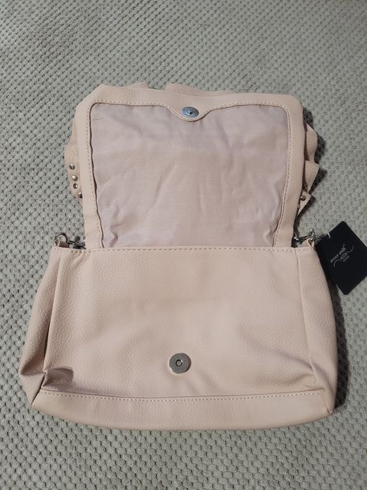 Torebka pudrowy róż