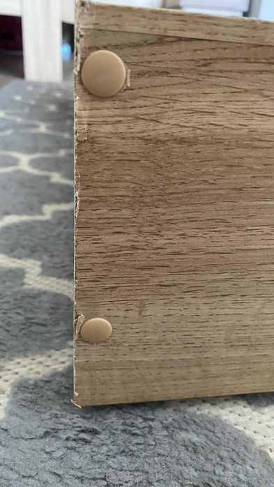 Szuflada pod łóżko Dąb z białym blatem na kółkach 95x80x17.5