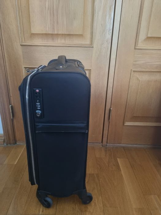 Trólei de cabine samsonite preto 4 rodas