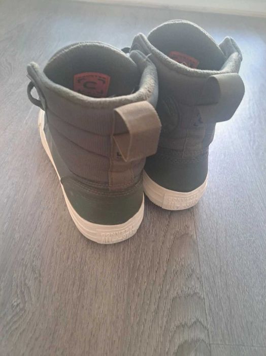 Sapatilhas Converse allstar verde caqui + branco