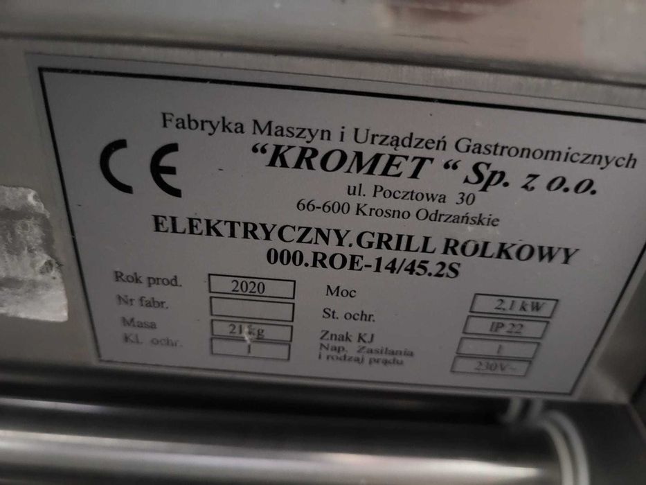 Roller do parówek gastro grill profesjonalny KROMET