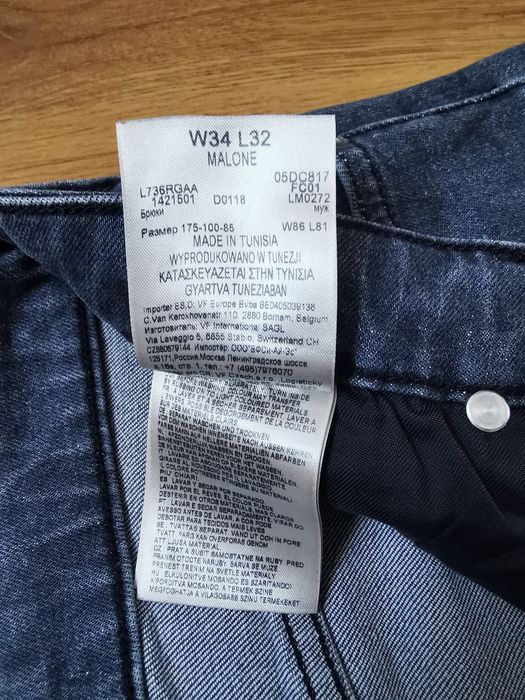 LEE MALONE W34 L32 spodnie jeansowe jeansy