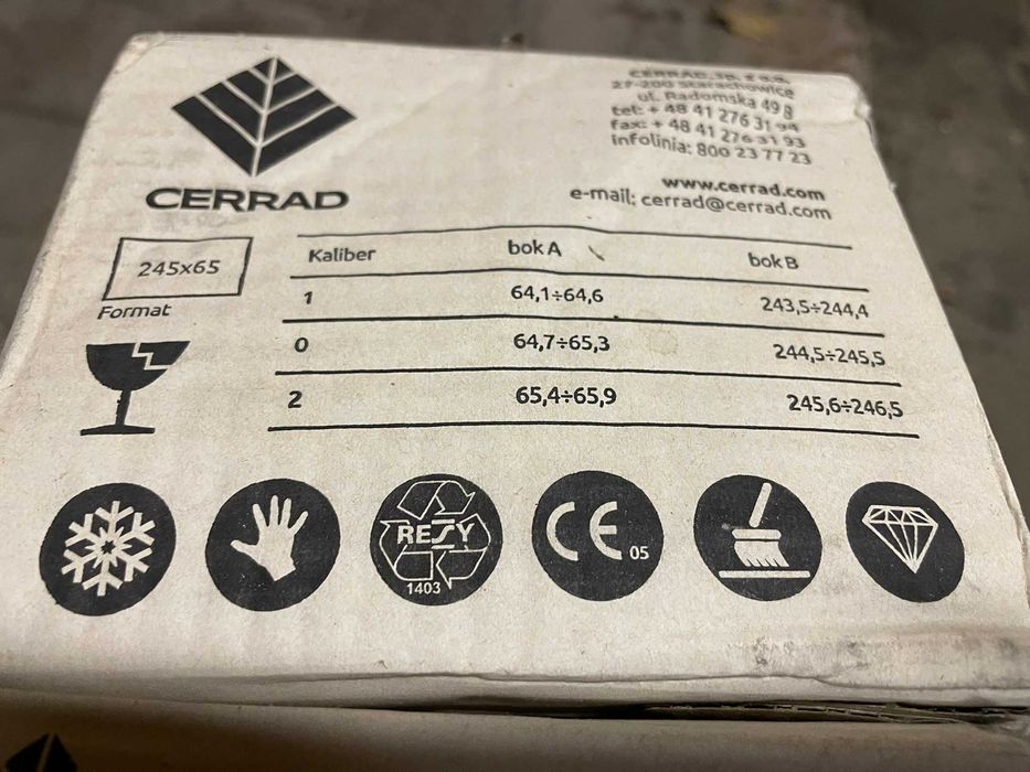 Płytka elewacyjna Cerrad Colorado Rustiko 245x65x6,5 mm (19614)