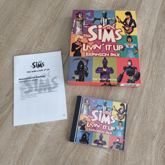 Sims Living it up big box pc