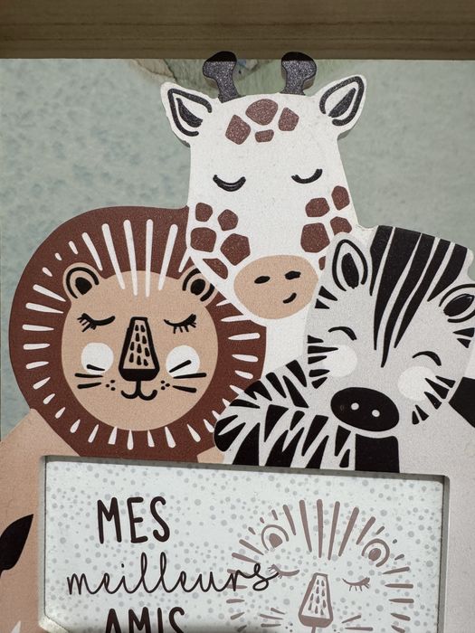 Moldura com tema animais