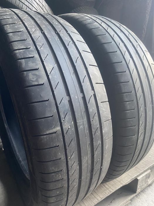 225.60.18 Continental 2шт лето БУ склад шины резина из Европы 60 R18