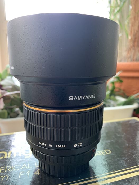 Samyang 85mm f/1.4 AS IF UMC AE Nikon F (з чіпом)