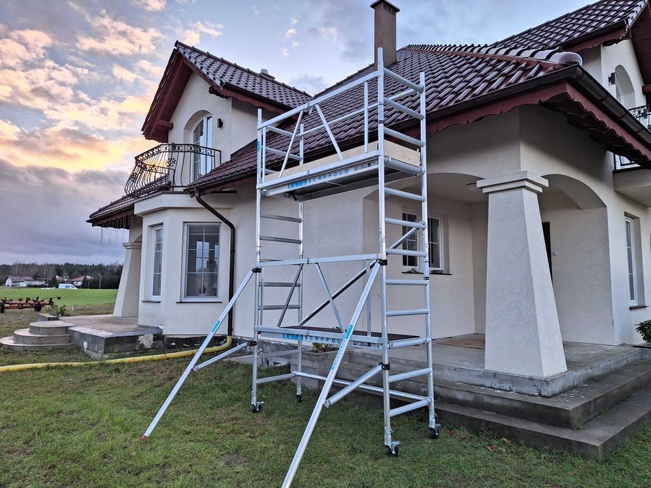 Rusztowanie Aluminiowe EUROSCAFFOLD 5 m robocze.