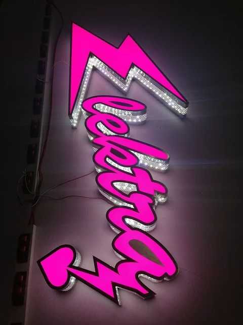 Letras Caixa de Luz 3D-Monobloco-LED-Halo-Reclames Luminosos Premium