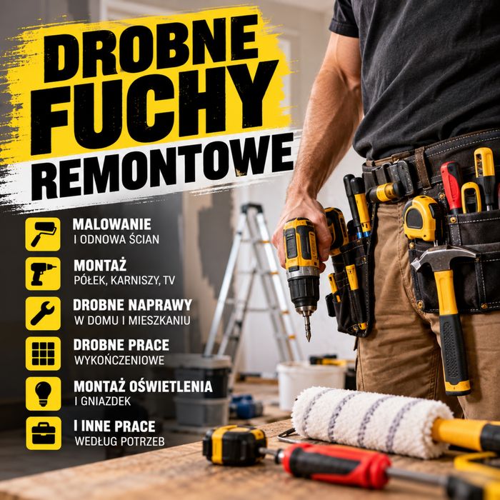 Szybkie Fuchy . Malowanie Szpachlowanie Panele Drzwi TANIO Kraków
