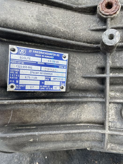 МКПП КПП коробка передач Renault Mascott 3.0 6S 350 VD також є міст