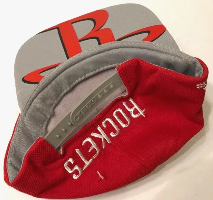 Czapka baseballowa Houston Rockets NBA Sewn Red Gray adidas Throwbacks